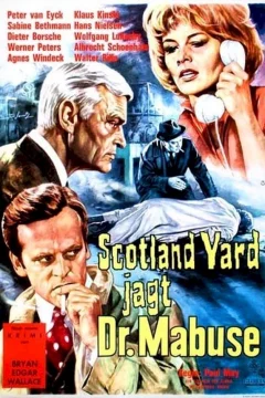 Affiche du film = Mabuse attaque scotland yard