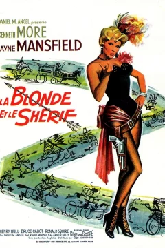 Affiche du film = La blonde et le sheriff