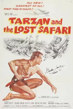 Affiche du film = Tarzan et le safari perdu