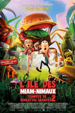 Affiche du film L'île aux Miam-nimaux : Tempêtes de Boulettes Géantes 2 