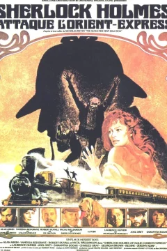 Affiche du film = Sherlock Holmes attaque l'Orient Express