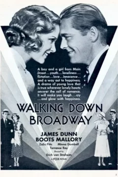 Affiche du film = Walking down broadway (hello sister)