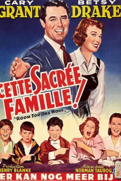 Affiche du film = Cette sacree famille